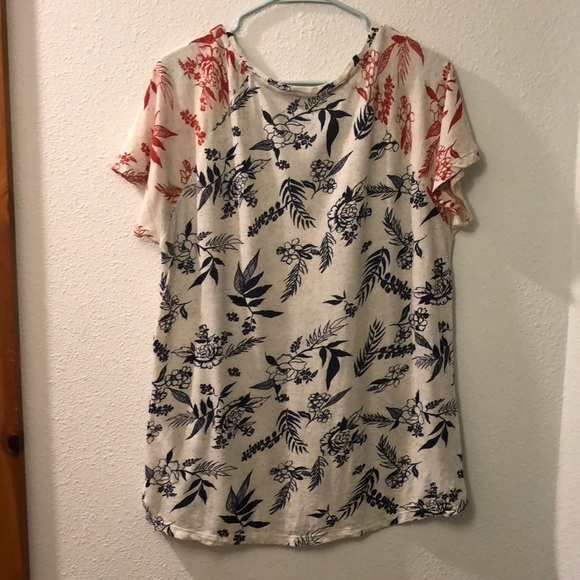 Lucky brand red white and blue T-shirt - Picture 4 of 4